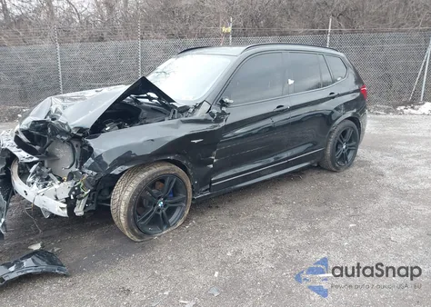 2014 BMW X3 xDrive28I z USA, uszkodzony, nr VIN 5UXWX9C59E0D27698